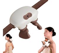 Zoserx Bionic Heated Massager, N7 Massage Master for Shoulder, Neck, Lower Abdominal, with 3-Speed Adjustment, Electric Deep Tissue 3D Kneading Massage (1PCS)