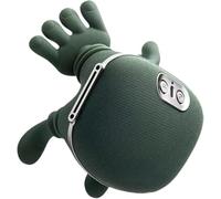 ZoserX - Bionic Heated Massager, Portable Shiatsu Neck and Back Massager, Electric Deep Tissue 4D Kneading Massage, Simulated Human Hand Design for Pain Relief and Muscle Relax (Green)