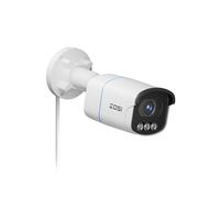 ZOSI 4K Add-on PoE Security Camera Outdoor Indoor, Aurora Lux True Color Surveillance Bullet Camera, AI Human and Vehicle Dectection, True Color Night Vision, Only Work 4K PoE CCTV Camera System