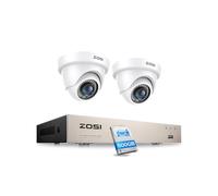 ZOSI 8CH Outdoor Security CCTV Camera Systems, AI Human Vehicle Detection