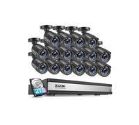 ZOSI CCTV Security Camera System AI Detection, 16Pcs 2MP Outdoor Cameras