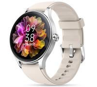 ZOSKVEE Smart Watch, 41mm Fitness Tracker, Answer/Make Calls, Digital Smartwatch with Heart Rate/Stress/Sleep Monitor, AI Voice, IP68 Waterproof Watch Calculator, Calendar, Games for Lady Women & Men