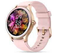 ZOSKVEE Smart Watch, 41mm Fitness Tracker, Answer/Make Calls, Digital Smartwatch with Heart Rate/Stress/Sleep Monitor, AI Voice, IP68 Waterproof Watch Calculator, Calendar, Games for Lady Women & Men