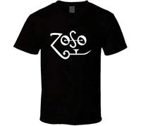 Zoso T-Shirt Graphic Tee for Men Black