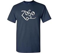 Zoso T-Shirt - Jimmy Page Plant Zeppelin Rock XL Black