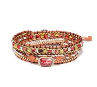 ZOSOJONA Women Wrap Bracelets Boho Natural Stone Jasper Turquoises Strand Bracelet Jewelry Collection, One Size, Stone, no gemstone