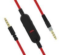 Zosvoses Cloud Alpha Cable with Mute & Volume Controls Compatible with Hyperx Cloud Mix and Cloud Alpha Gaming Headset, for Logitech G933 G633 G935 G635 Headset, 6.6ft (Red)