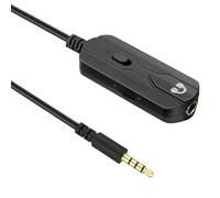 Zosvoses Headphone Extension Cable with Volume Control & Mute Compatible with Bose 700, QC45, QC35 II, QC35, QC25, QC15 Headphones Cable, 3.5mm Male to Female Stereo Audio Cable, 4.9ft