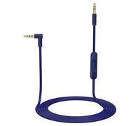 Zosvoses Replacement Solo 4 Cable, Solo 3 Audio Cable Aux Cord Extension Wire Compatible with Beats Studio Solo Pro Detox Mixr Executive Pill Headphones, with in Line Mic and Volume Control (Blue)