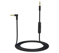Zosvoses Replacement Solo 4 Cable, Solo 3 Audio Cable Aux Cord Extension Wire Compatible with Beats Studio Solo Pro Detox Mixr Executive Pill Headphones, with in Line Mic and Volume Control (Black)