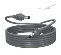Zosvoses Starlink Mini Cable 6.6FT, 20AWG Replacement Starlink Mini DC Power Cable Male to Male Waterproof Cord, Gray DC 5.5mm x 2.1mm Charging Cable for Starlink Mini Power Cord Outdoor