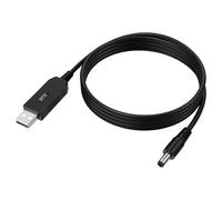 Zosvoses USB to DC 5V Power Cable, Universal DC 5.5x2.1mm Plug Charging Cord Charger Adapters for LED Light, Speaker, Router, Fan and More