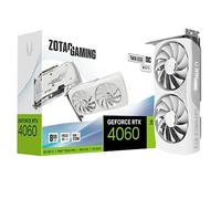 Zotac Gaming GeForce RTX 4060 8GB Twin Edge OC White Edition DLSS 3 8GB GDDR6 128-bit 17 Gbps PCIE 4.0 Compact Gaming Graphics Card, ZT-D40600Q-10M