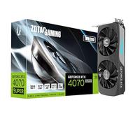 ZOTAC Gaming GeForce RTX 4070 Super Single Edge DLSS 3 12GB GDDR6X 192-bit 21Gbps PCIE 4.0 Compact Gaming Card, IceStorm 2.0 Advanced Cooling, Spectra RGB Lighting, ZT-D40720E-10M