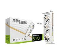 ZOTAC Gaming Geforce RTX 5070 AMP Graphics Card - White Edition | 12 GB | DLSS 4 | GDDR7 | 192 Bit | Icestorm 2.0 Advanced Cooling | Triple Fan | SFF Ready | Spectra RGB | ZT-B50700FQ-10P