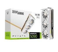 ZOTAC Gaming GeForce RTX 5090 Solid OC White Edition DLSS 4 32GB GDDR7 512-bit 28 Gbps PCIE 5.0 Gaming Graphics Card, IceStorm 3.0 Advanced Cooling, Spectra 2.0 ARGB Lighting, ZT-B50900Q-10P