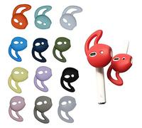 Zotech 3 Pair Anti-Slip Silicone Earbuds Tips Hook, Compatible with Apple Earpods and Airpods 1&2 (Color Pack)