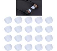 Zotech Clear Ear Tips for in-Ear Headphones, Extra Small Kids Size 10 Pairs Soft Silicone Earbuds Tips Eartips with 3.8mm Connector Hole, Fit Most in-Ear Earbuds(Inner Hole 3.8mm -4.8mm) (Small)