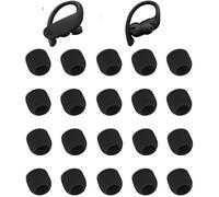 Zotech Replacement Earbud Tips for Powerbeats Pro, 10 Pairs Extra Small Kids Sizes, Soft Silicone, Black