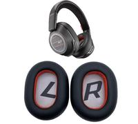 Zotech Replacement Leather Earpads Cushions for Plantronics BackBeat PRO 2, Voyager 8200 UC Headphones (Black)