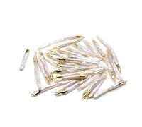 Zotoone 10PCS Natural Pearl Pendants Irregular Multiple Shapes Cultured Freshwater Baroque Pearl Charms for Jewelry Making Gift