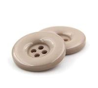ZoTuoART 0.6-1.5inch Round Resin Buttons 4 Holes Multicolor Buttons-Coats Suits Shirts Jeans Trousers Buttons Clothing Accessories for DIY Sewing Craft (Beige, 25mm/1.0''-20Pcs)