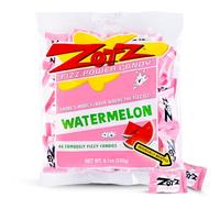 Zotz Fizzy Old Fashioned Hard Candy Fruit Flavored Watermelon Candy, Individually Wrapped, From Italy Since 1970 (Bag 46 Units)