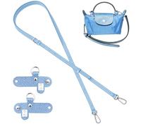 Zouboto Adjustable Strap for Longchamp Mini Bag - Punch-Free Buckle Design,Lightweight & Durable,Perfect for Women,Work,Travel,School (Blue Purple)