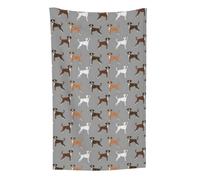 Zouey Boxer Dog Coat Colors Cute Dog Brindle Boxer Dog Grey,Throw For Couch Chairs,Blanket Warm Plush Throw Blanket for Bedding and Travel 30 x 50 inches