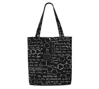 Zouey Canvas Tote Bag for Women,Capacity Shoulder Handbags Tote Bags Reusable Grocery,Abstract Science Chemistry