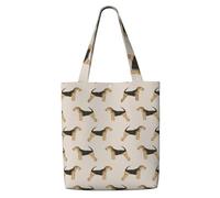 Zouey Canvas Tote Bag for Women,Capacity Shoulder Handbags Tote Bags Reusable Grocery,Airedale Terrier Dog
