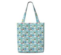 Zouey Canvas Tote Bag for Women,Capacity Shoulder Handbags Tote Bags Reusable Grocery,Jack Russell Dog Toys Jack Russells Dog Lovers Dog