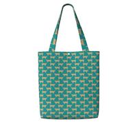 Zouey Canvas Tote Bag for Women,Capacity Shoulder Handbags Tote Bags Reusable Grocery,Jersey Cow Farm Animals Cow Cattle Farm Jersey