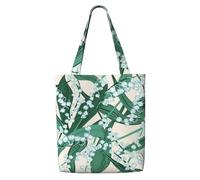 Zouey Canvas Tote Bag for Women,Capacity Shoulder Handbags Tote Bags Reusable Grocery,Lily Of The Valley