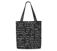 Zouey Canvas Tote Bag for Women,Capacity Shoulder Handbags Tote Bags Reusable Grocery,Mathematical Patterns And Calculations