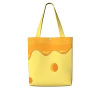 Zouey Canvas Tote Bag for Women,Capacity Shoulder Handbags Tote Bags Reusable Grocery,Pasta Cheese Food Pattern