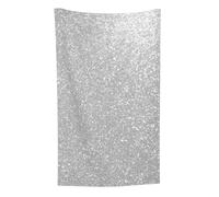Zouey Faux Sparkly Silver Glitter Printed,Throw For Couch Chairs,Blanket Warm Plush Throw Blanket for Bedding and Travel 30 x 50 inches