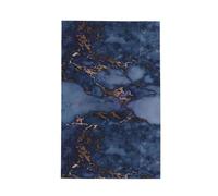 Zouey Navy Blue & Faux Copper Marble Pattern,Drying Dish Towels Waffle Tea Towels Kitchen Absorbent Dish Cloth 41 x 66 cm