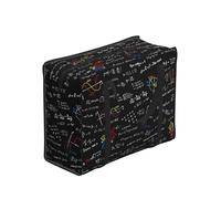 Zouey Reusable Foldable Shopping Bag Grocery Bags, Portable Laundry Bags with Zips & Strong Handle,Math Equation Math Formulas