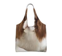 Zouey Single-shoulder Canvas Bag, Canvas Tote for Women,Shoulder Handbags Grocery Bag,Cavalier King Charles Spaniel Brown Spaniel