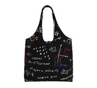 Zouey Single-shoulder Canvas Bag, Canvas Tote for Women,Shoulder Handbags Grocery Bag,Math Equation Math Formulas