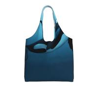 Zouey Single-shoulder Canvas Bag, Canvas Tote for Women,Shoulder Handbags Grocery Bag,The Dreamer Orca