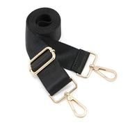 ZOUIQSS Shoulder Strap Gold Buckles 1.5" Wide Handbag Crossbody Strap Adjustable Replacement Purse Strap Solid Style(G-Color1)