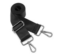ZOUIQSS Shoulder Strap Nickel Buckles 1.5" Wide Handbag Crossbody Strap Adjustable Replacement Purse Strap Solid Style(N-Color1)