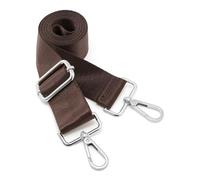 ZOUIQSS Shoulder Strap Silvery Buckles 1.5" Wide Handbag Crossbody Strap Adjustable Replacement Purse Strap Solid Style(S-Color2)