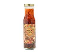 Zouk Chilli Oil | Spicy & Aromatic Garlic Chilli Infused Oil | Perfect for Drizzling, Dipping & Frying | Add Heat to Roasts & Stir-Fries | Ideal for Bold, Flavourful Cooking | Vegan Friendly (290ml)