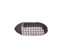 ZOUK Faye Fanny Pack for Men, Vegan Leather Waist Bag, Printed Crossbody Sling Bag, Adjustable Strap, Lightweight Travel Pouch, Compact Festival Bag, Everyday Carry Waist Pack, Carter Checks, One Size