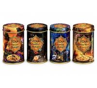 Zouk Indian Curry Essentials Spice Collection, 4 x 60g Tins - Tandoori Masala, Garam Masala, Biryani Masala & Pilau Rice Seasoning