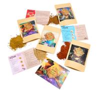Zouk Indian Spice Gift Set - Classic Spice Taster Kit with Tandoori, Garam Masala, Biryani & Chaat Masala | Authentic Indian Seasoning Collection | Cooking Gift for Food Lovers