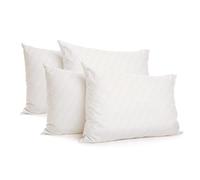 ZOUK Waterproof Pillow Protectors 4 pack - Zipped Quilted Pillow Cases - Hypo Allergenic Bed Pillow Covers Set, Soft firm Pillows - 74cm x 48cm